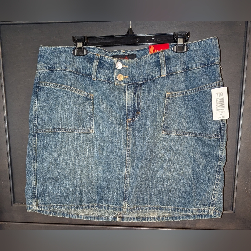 Torrid Denim Diesel Scooter Skirt Vintage NWT